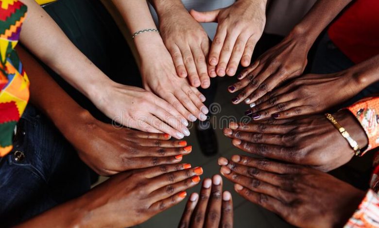 group of african people