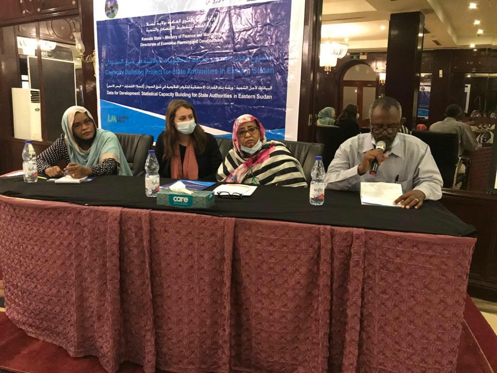 The opening ceremony of the "Data for Development: Statistical Capacity Building for State Authorities in Eastern Sudan" workshop