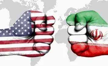 صورة توضيحية للصراع الإيراني الأمريكي