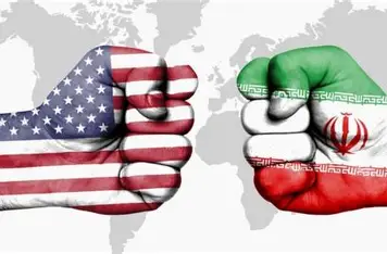 صورة توضيحية للصراع الإيراني الأمريكي